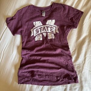Maroon Mississippi State Women’s Fitted Soft Tee